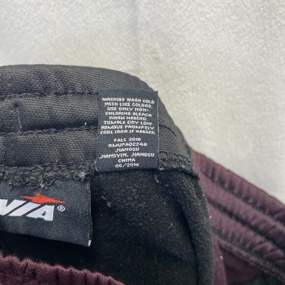 Avia Athletic Drawstring Waist Jogger Pants Boys Small (8) Black Side Pockets - Picture 9 of 16